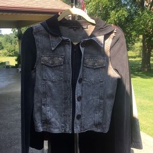 Miss Me Blue jean  hooded jacket.